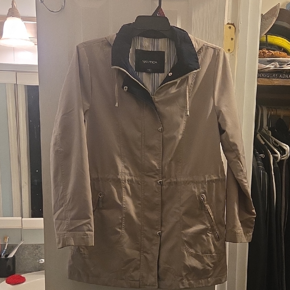 Nautica Women's Beige Utility Jacket